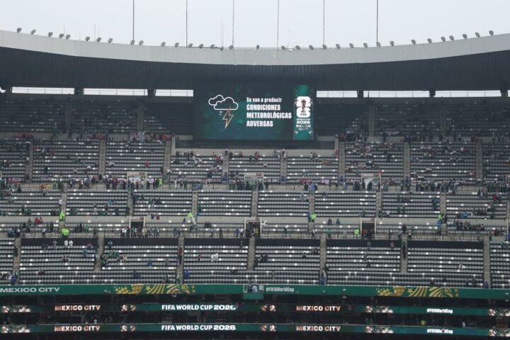 England's World Cup match against Mexico delayed by severe weather conditions