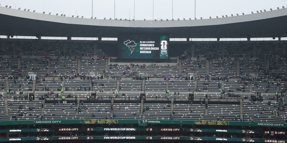 England's World Cup match against Mexico delayed by severe weather conditions