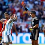 Enzo Fernandez receives red card in World Cup final following controversial challenge on Spain's Pau Cubarsi