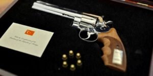 Erdogan gifts vintage handguns to NATO leaders at Ankara summit