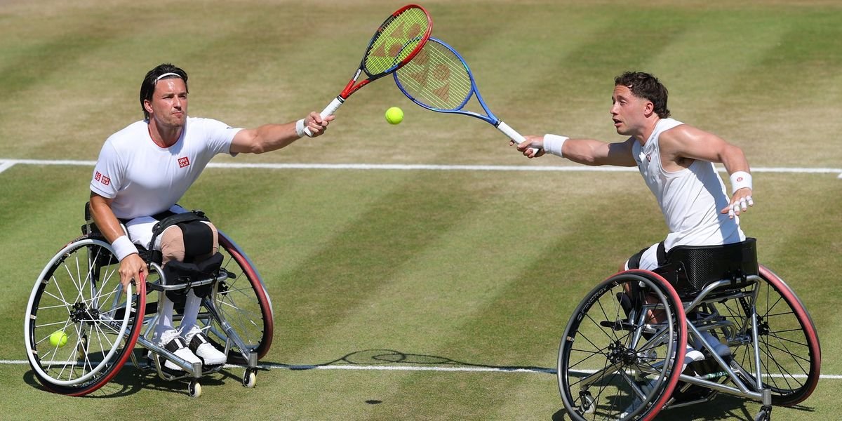 Hewett and Reid start Wimbledon wheelchair doubles title defence with commanding victory