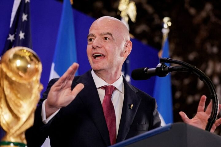 Infantino acknowledges England's third-place play-off but appears to momentarily forget details
