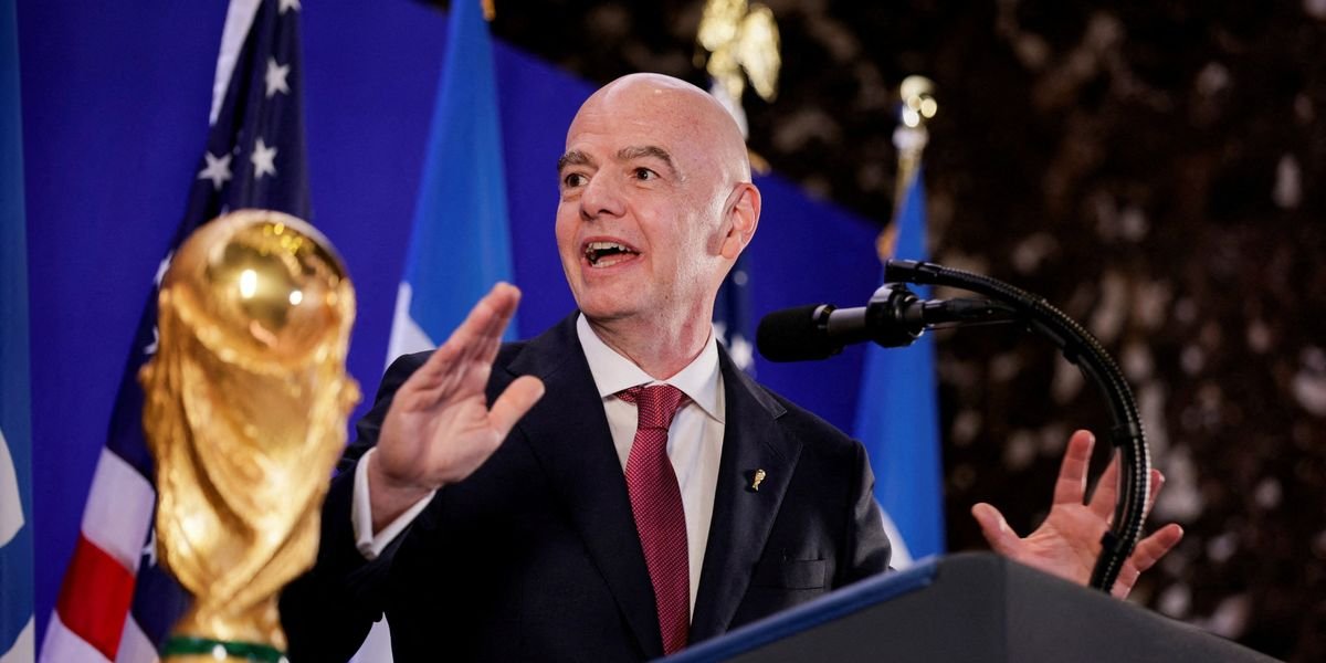 Infantino acknowledges England's third-place play-off but appears to momentarily forget details