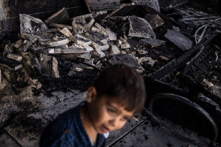 Israeli settlers attack West Bank villages, burning mosques and escalating tensions