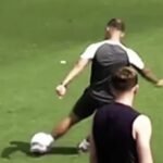 Jack Wilshere impresses Luton players with stunning crossbar challenge in training