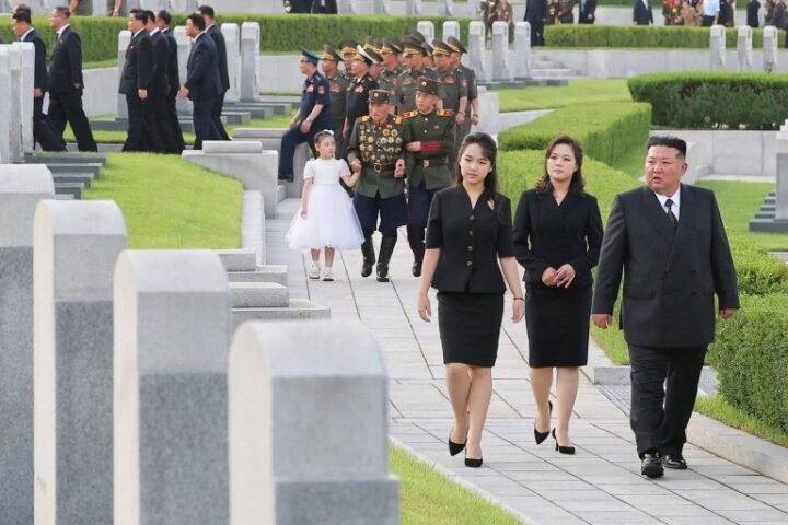 Kim Jong Un commemorates Korean War armistice with daughter at his side