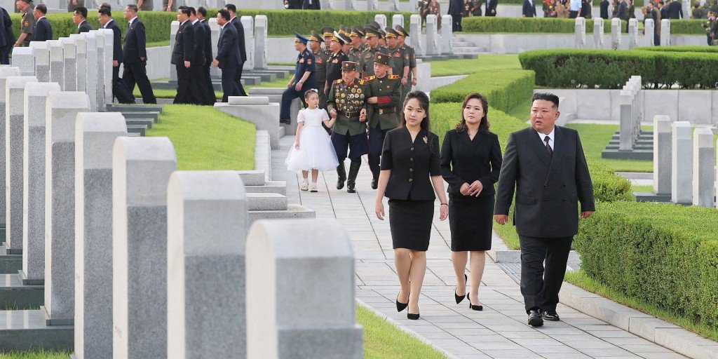 Kim Jong Un commemorates Korean War armistice with daughter at his side