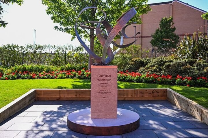 Liverpool pays tribute with memorial for Diogo Jota on anniversary of his death