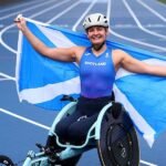 Melanie Woods wins women’s 1500m T54 gold at Commonwealth Games after final restaged