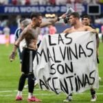 Minister condemns Argentina players' Falklands banner as 'entirely inappropriate' during World Cup celebrations