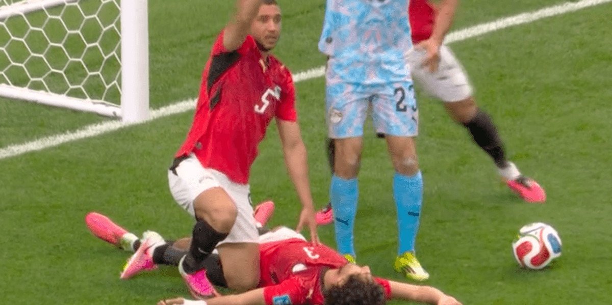 Mohamed Hany suffers head injury and scores own goal in Egypt's match against Australia