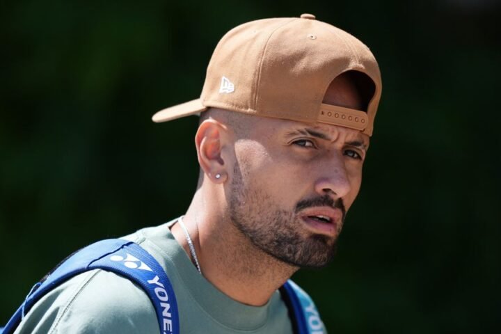 Nick Kyrgios declares he has played his 'last Wimbledon' after first-round doubles defeat