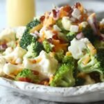 Nostalgic broccoli and cauliflower salad makes a perfect addition for summer gatherings