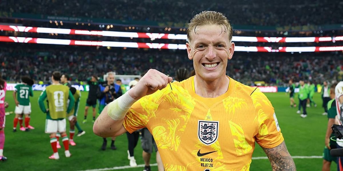 Pickford celebrates England's gritty 3-2 victory over Mexico as a memorable night