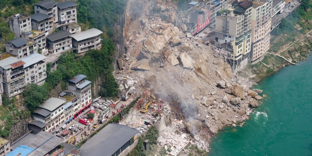 Rescue efforts underway after deadly landslide in Chongqing, China leaves eight dead and 34 missing