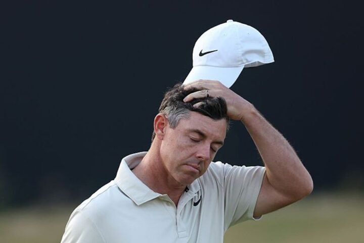 Rory McIlroy expresses frustration after challenging first round at Royal Birkdale