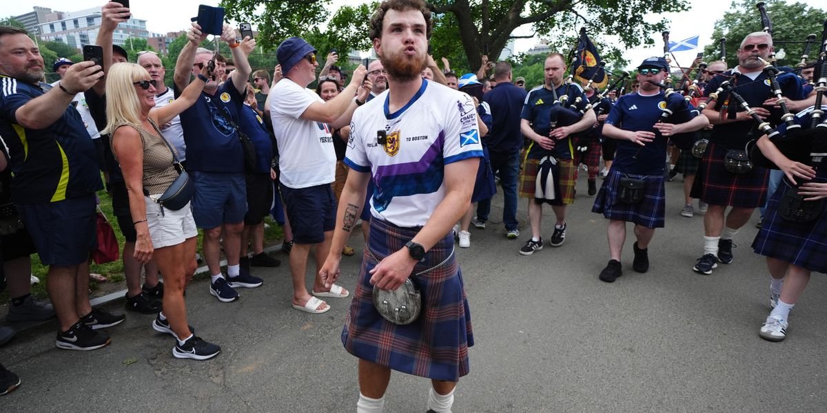 Scottish football fan returns home after raising over £1 million for mental health charity