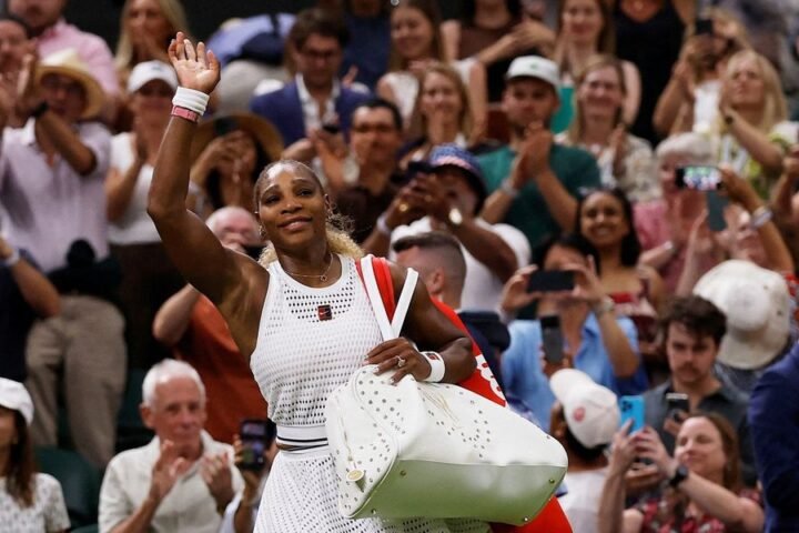 Serena Williams exits Wimbledon singles after first match in four years
