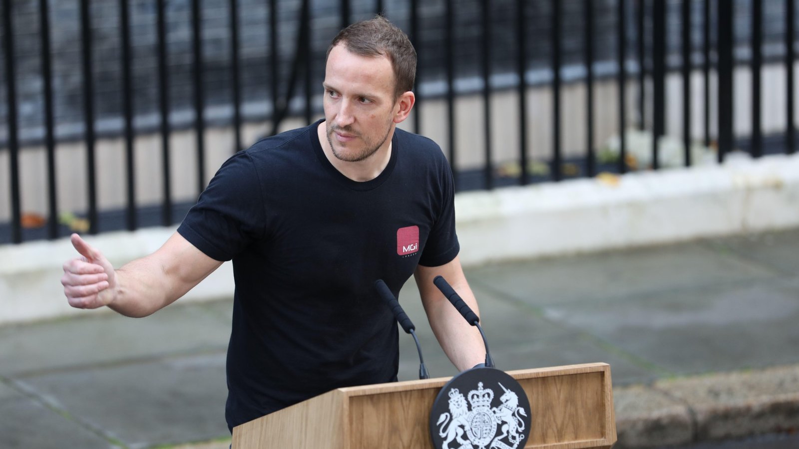 Sound engineer Tobias Gough nicknamed ‘hot podium guy’ endures through five prime ministers