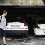 Three arrested in Greece following deadly firebomb attacks on conservative party members