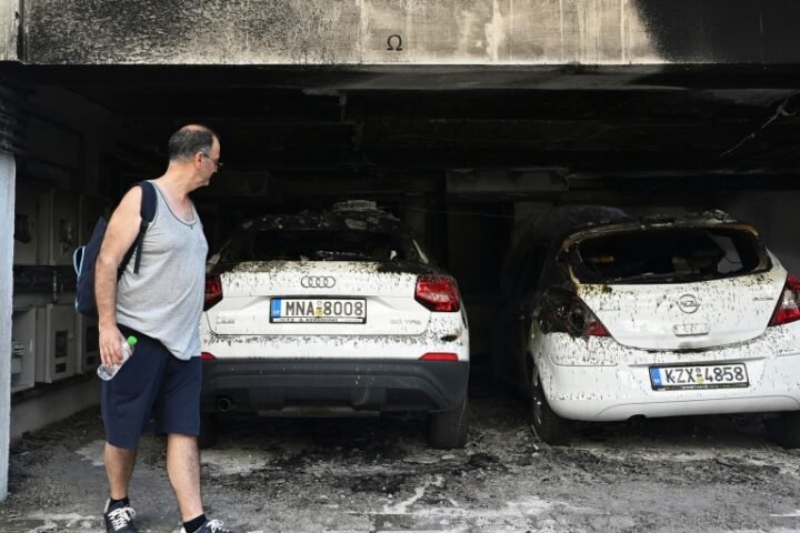 Three arrested in Greece following deadly firebomb attacks on conservative party members