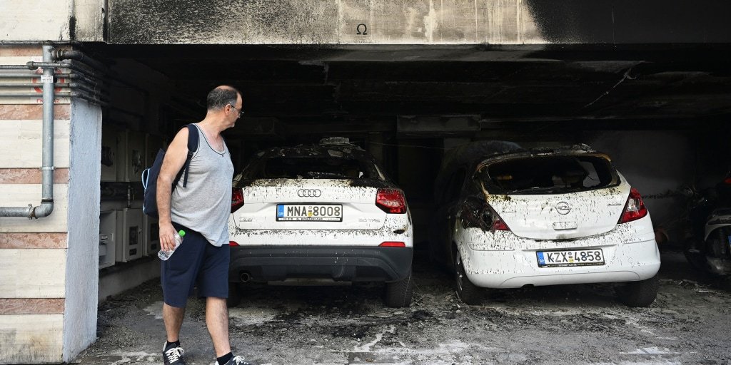 Three arrested in Greece following deadly firebomb attacks on conservative party members