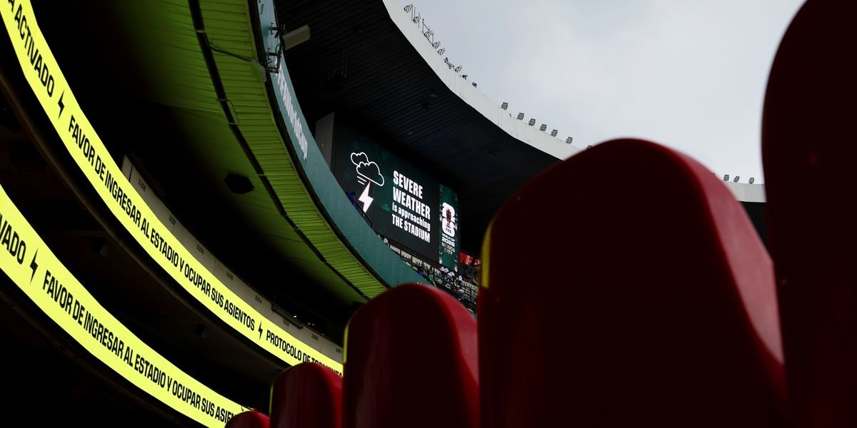 Thunderstorms threaten England's World Cup match against Mexico as Azteca Stadium imposes restrictions
