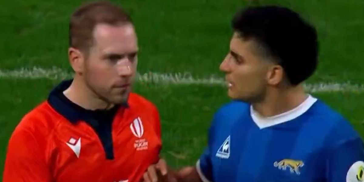 Tomas Albornoz charged with misconduct for confrontation with referee after England match