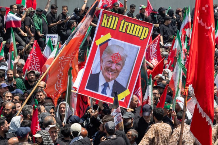 Trump warns Iran of military response following calls for his assassination at Khamenei's funeral
