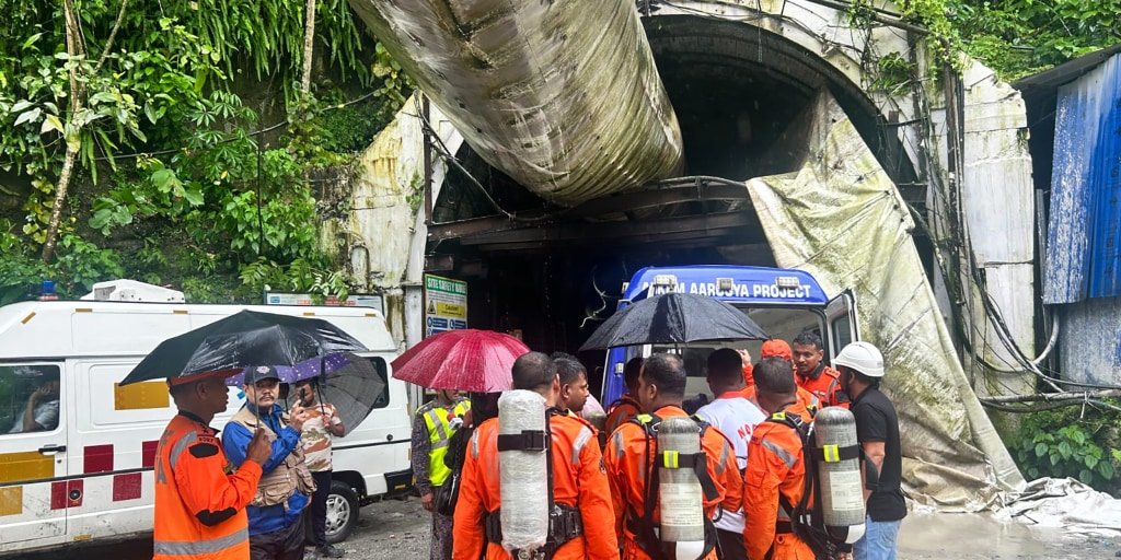 Tunnel explosion at India's hydroelectric project kills 22, rescue efforts hindered by toxic gases