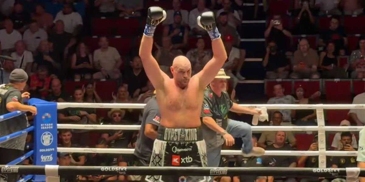 Tyson Fury claims victory over Mariusz Wach as corner stops fight in Thailand