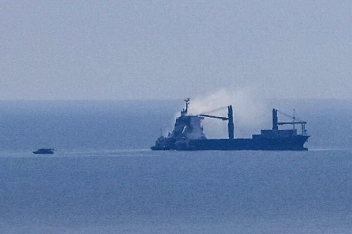 Ukraine reports Russian forces targeting civilian ship near Odesa following Putin's threats