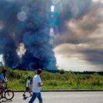 Ukrainian drone strikes kill seven in Russia, damage oil depot near Moscow