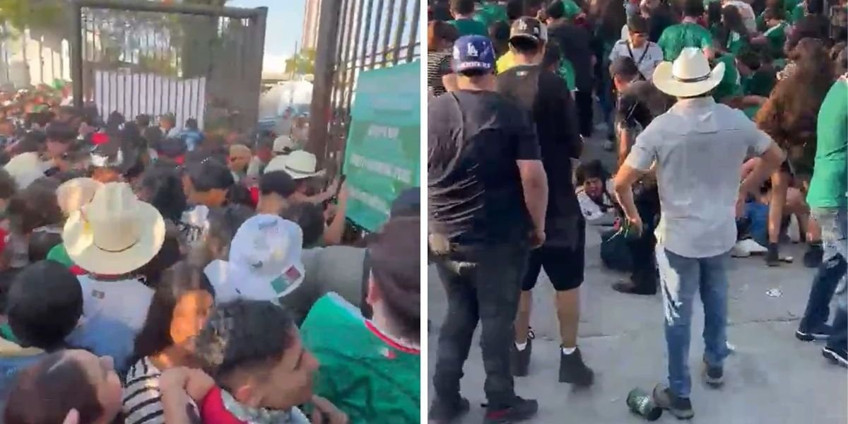 Violence erupts at Mexican World Cup fan festival as police use tear gas and pepper spray