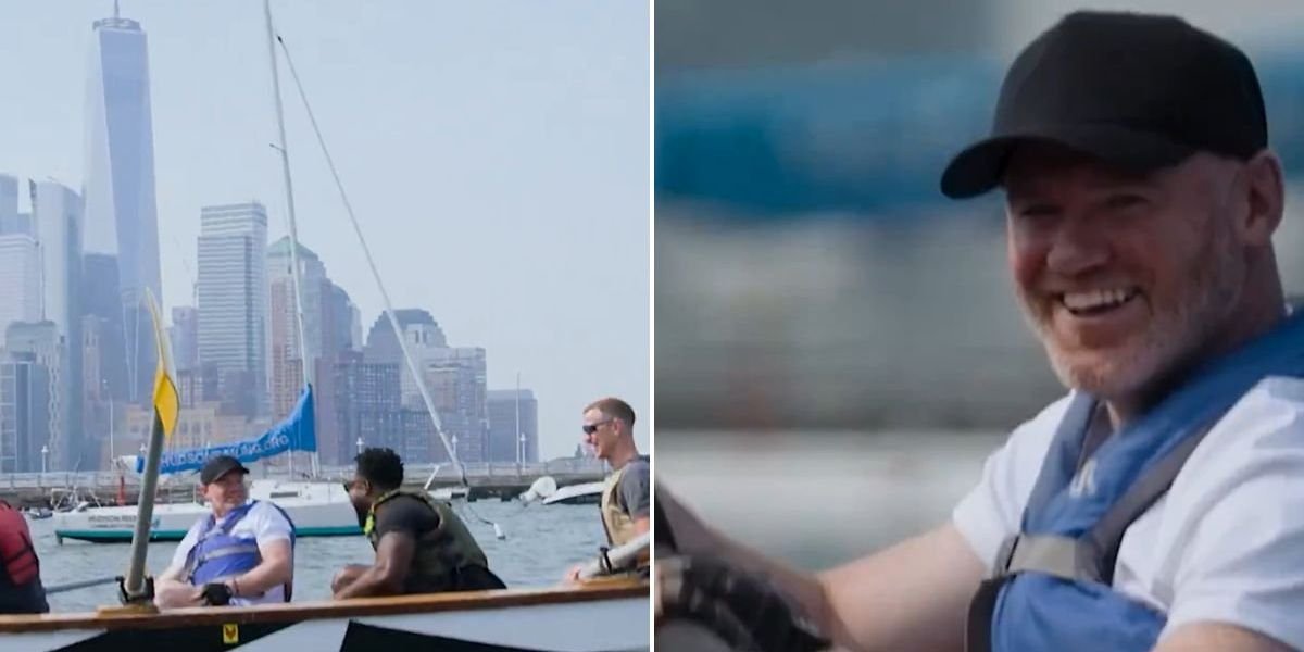 Wayne Rooney injures thigh while rowing on Hudson River with BBC team