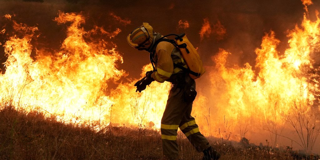 Wildfires displace 250,000 people across France and Spain as extreme conditions persist