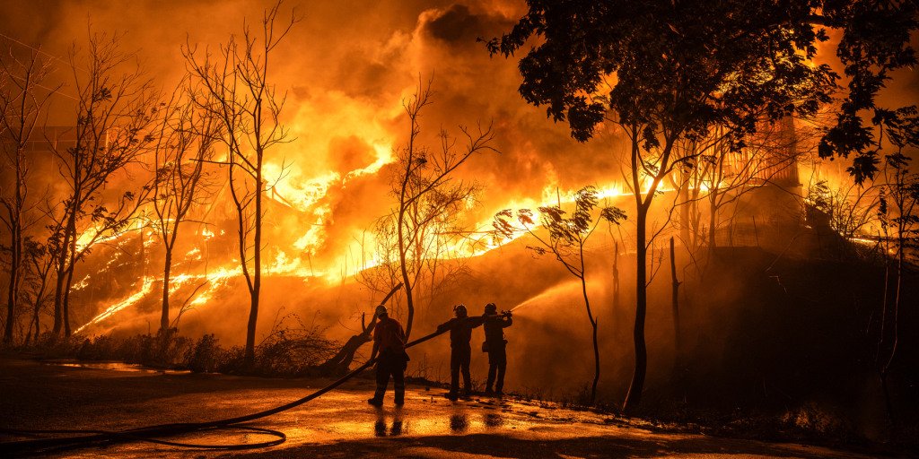 Wildfires intensify in Greece, Spain, and Portugal as toxic smoke prompts evacuation warnings