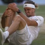 Zverev downplays fall as key moment in Wimbledon final loss to Sinner