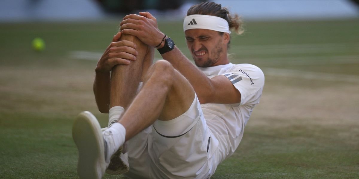 Zverev downplays fall as key moment in Wimbledon final loss to Sinner
