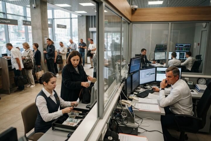 Russia’s banking liquidity deficit reaches record level as sanctions deepen funding strain