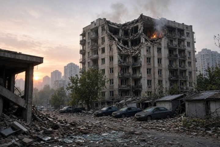 Russia kills 13 in mass missile and drone attack focused on Kyiv