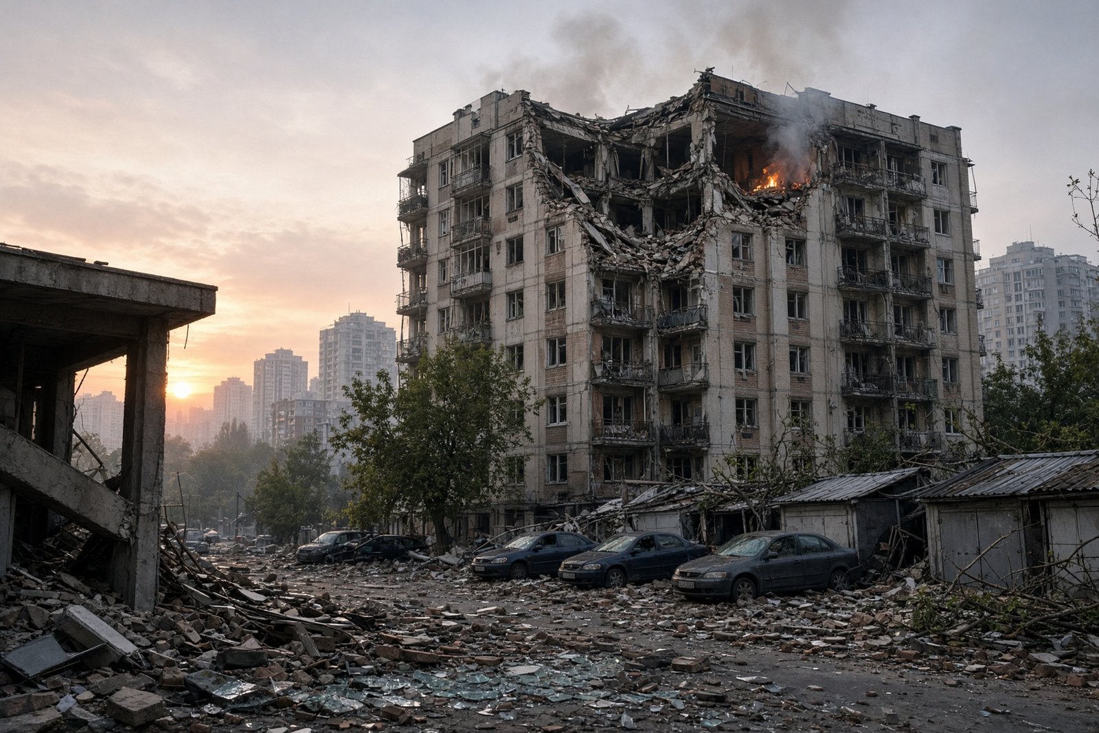 Russia kills 13 in mass missile and drone attack focused on Kyiv