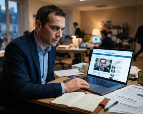 Russia targets French presidential hopeful in disinformation campaign favouring Le Pen
