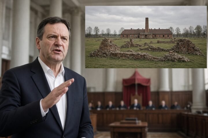 Polish far-right leader charged with denying Nazi crimes at Auschwitz
