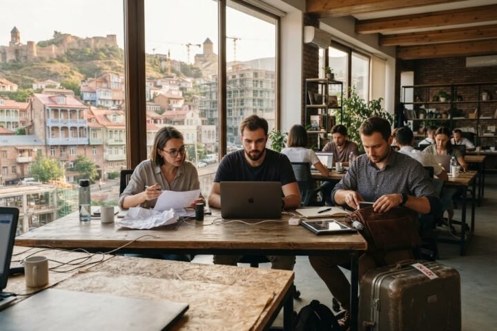 Russians fleeing mobilisation turn Georgia into a hub for talent and investment