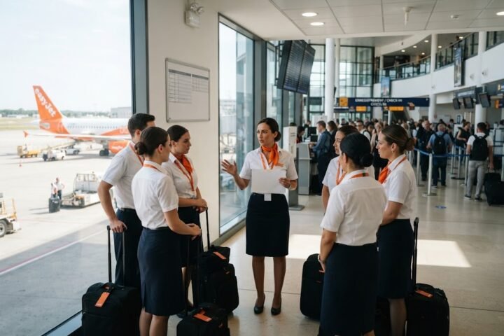 EasyJet France cabin crew announce strike over unstable schedules