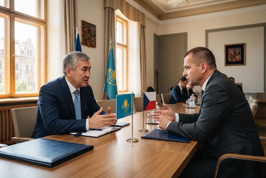 Kazakhstan expands security cooperation with Czech Republic as EU ties deepen