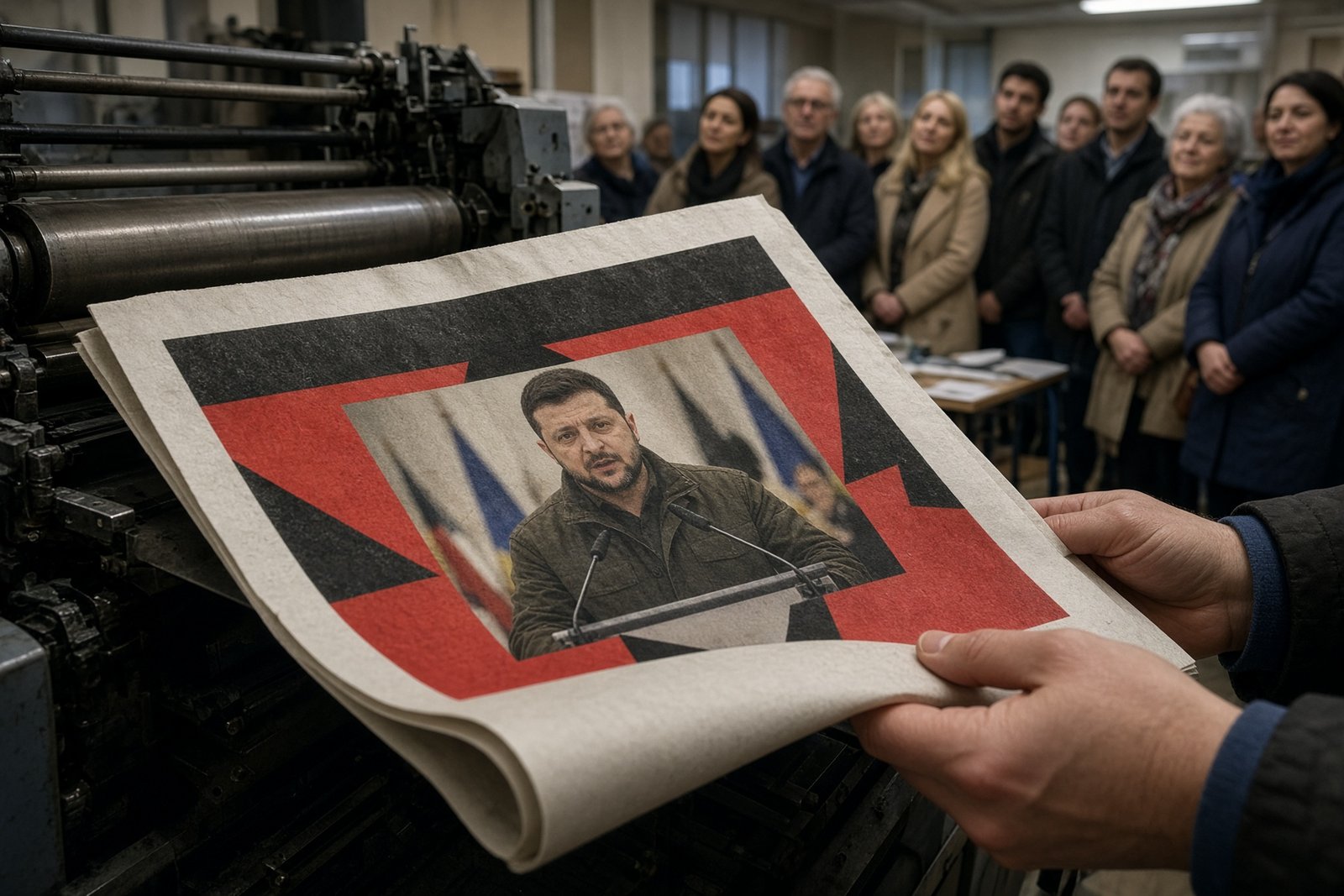 Hungarian paper recycles Kremlin narrative of crisis around Ukraine’s president