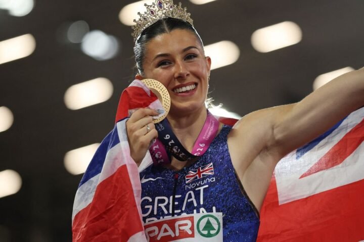 Amy Hunt overcomes health challenges to secure second European gold in Birmingham