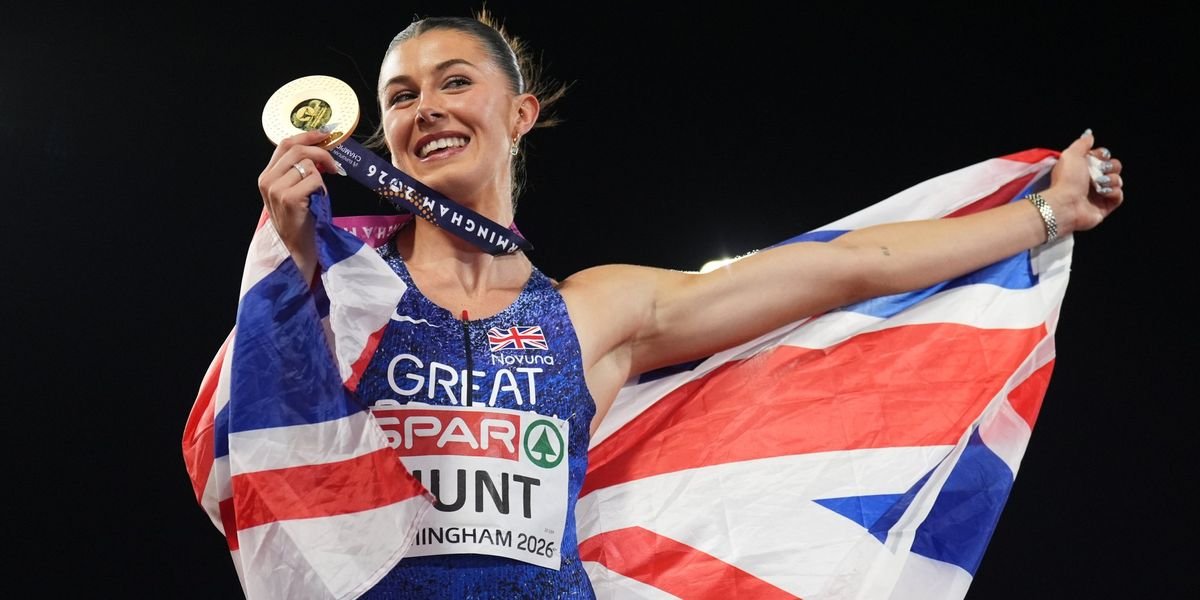 Amy Hunt secures 100m gold at European Championships after string of silver medals